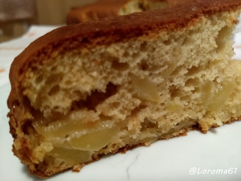 Bizcocho manzana y canela