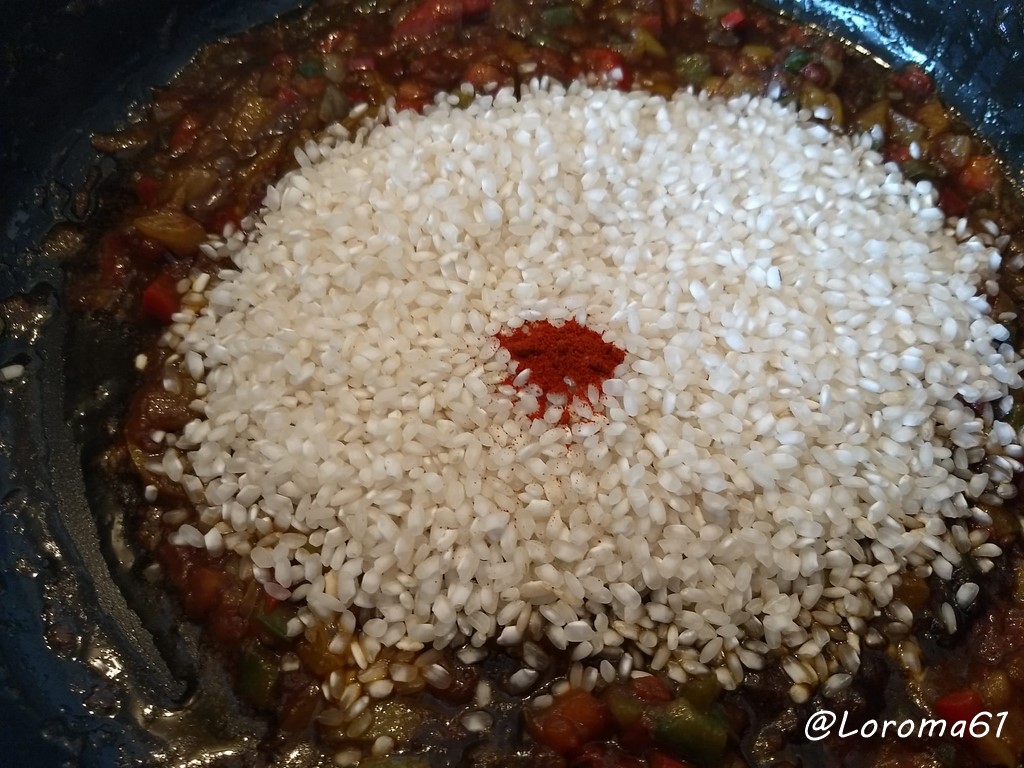 arroz con chocos