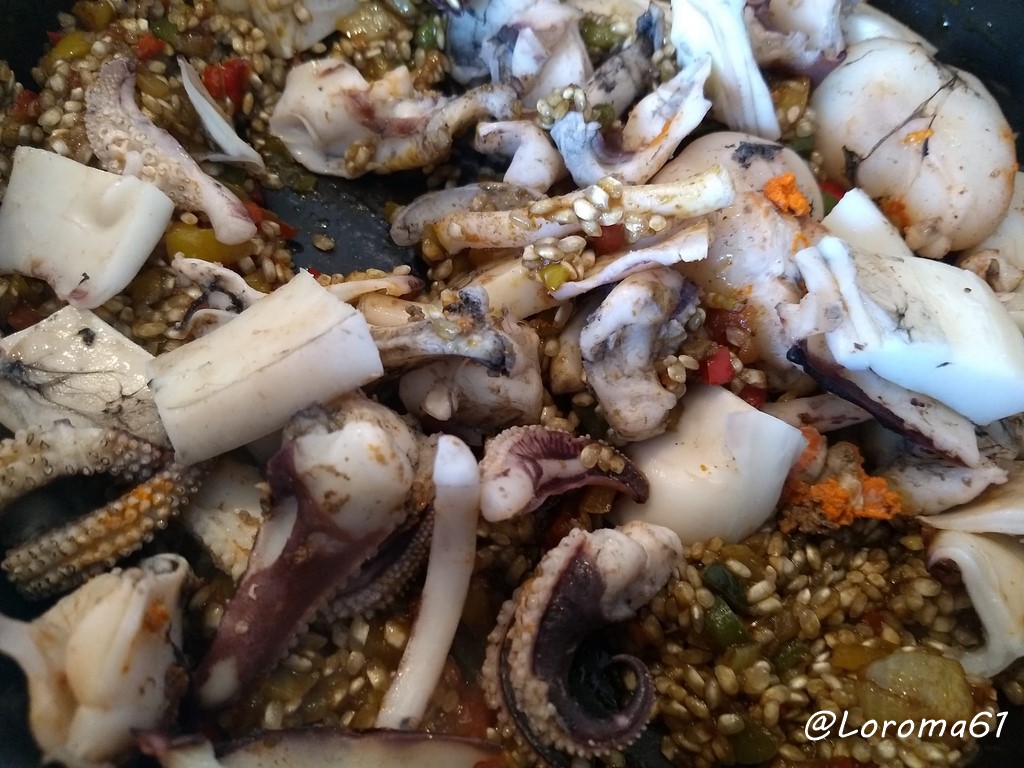 arroz con chocos