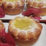 Tartaletas con crema de naranja