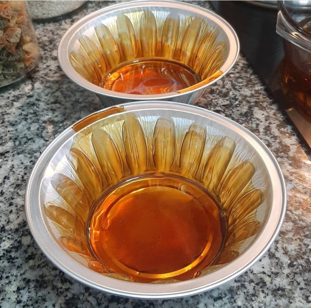 Flan de castañas