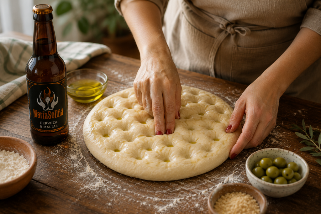 masa coca de cerveza